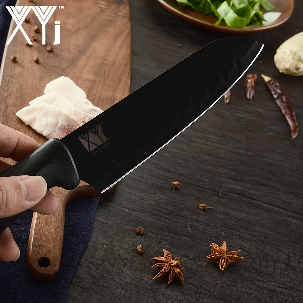 Набор кухонных ножей XYj из 6 предметов японский нож сантоку мясника универсальные