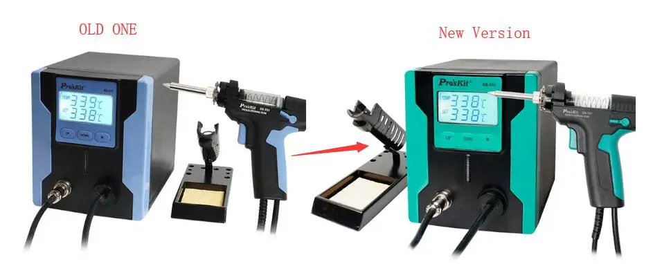 Новейший цифровой электрический насос Pro'sKit с ЖК дисплеем и системой ESD для