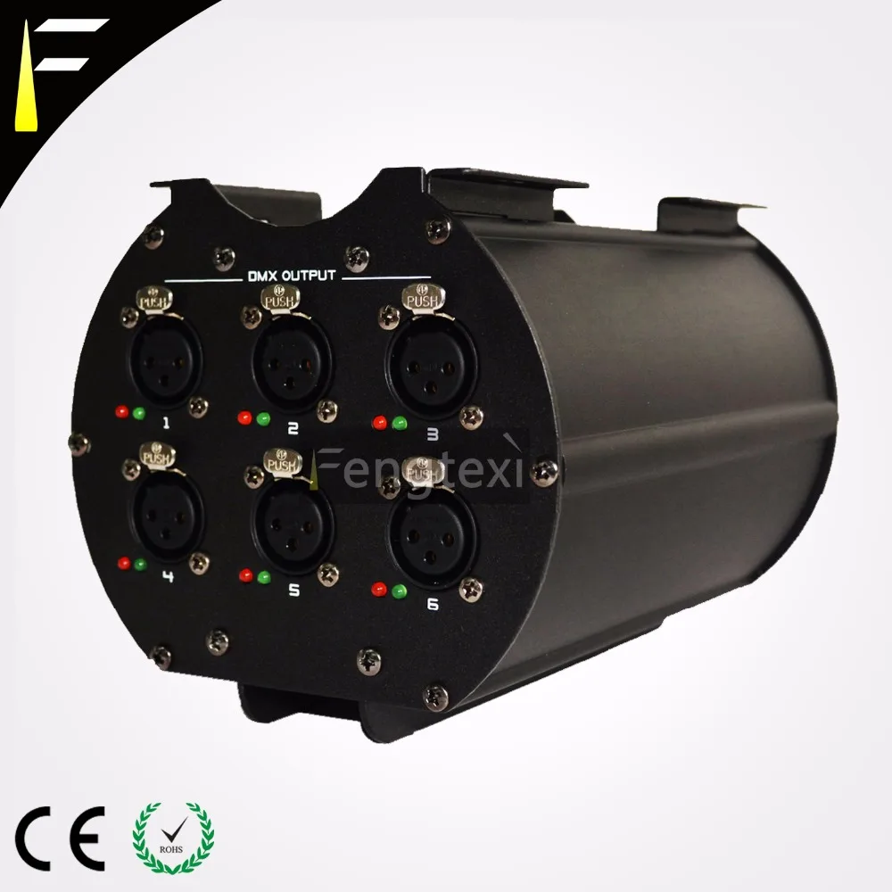 Диско световое оборудование беспроводной 6 DX DMX способ дистрибьютора с neutrik 3pins XLR