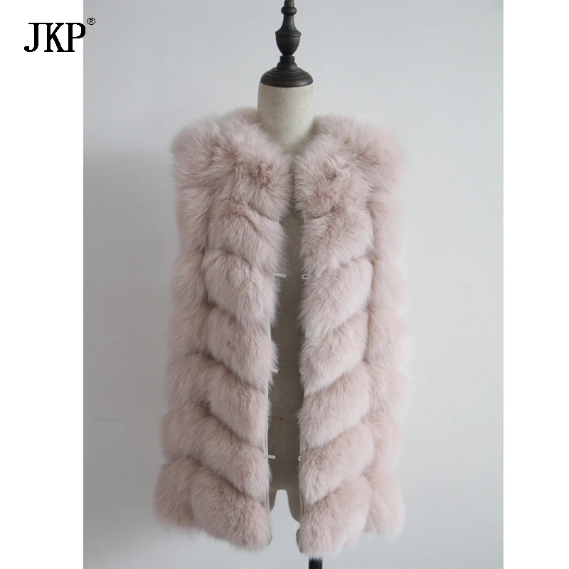 Женский жилет из натурального Лисьего меха зимняя безрукавка 100%|genuine fox fur vest|fox