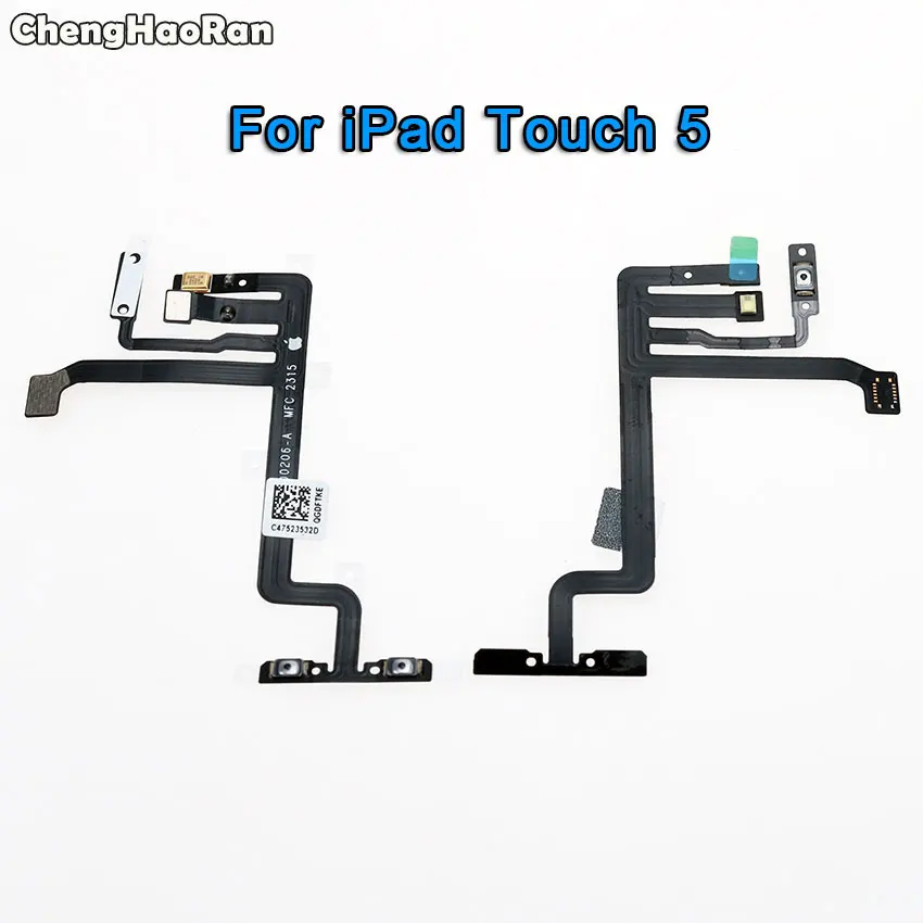 Гибкий кабель с переключателем громкости ChengHaoRan для iPad Touch 2 3 4 5|Шлейфы мобильных