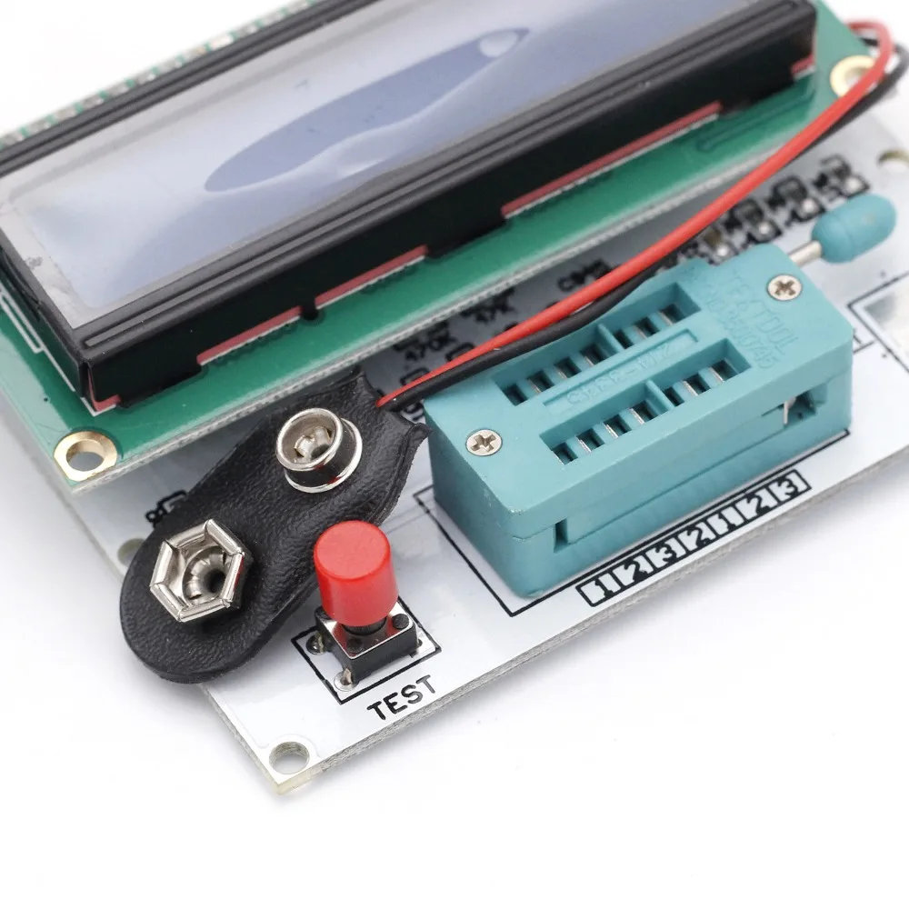 LCD1602D ЖК экран с подсветкой 1602 M328 тестер транзисторов графический дисплей RLC ESR