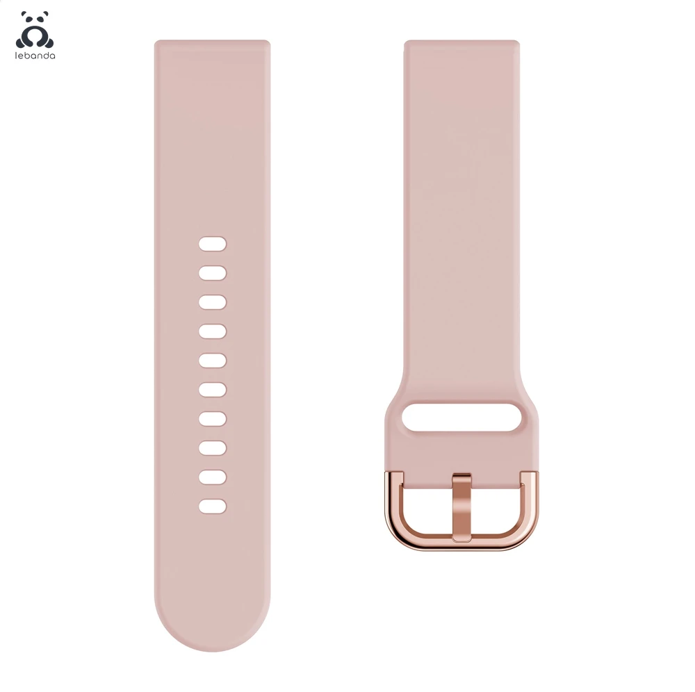 Soft Pink Lebanda спортивный ремешок для Galaxy watch активный силиконовый ремешок для samsung Galaxy 42 мм аксессуары для часов Мягкая дышащая Замена - Цвет ремешка: Soft Pink