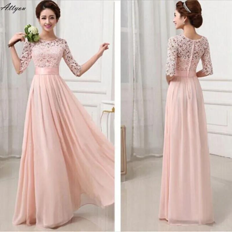 2017 элегантный Кружево длинные Выпускные Платья вечерние женские платья партии