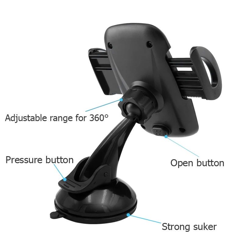 TISDLIP Universal Smartphone Car Phone Holder Stand For in The Mount Mobile Support Cellular Iphone 8 Plus | Мобильные телефоны и