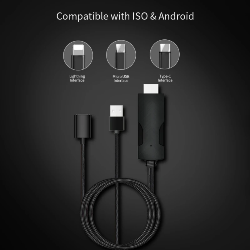 LD15-D USB к HDMI проводной экранный преобразователь 4K высокой четкости Plug-and-игровой