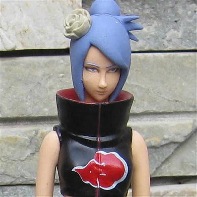 2 шт./лот Наруто цифры Аниме Игрушечные лошадки фигурки Яхико/Конан ПВХ милые