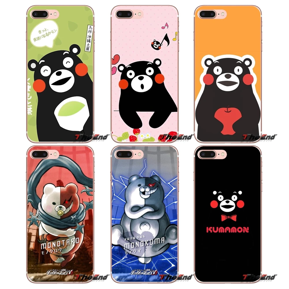Для Xiaomi Redmi 4 3 3S Pro Mi3 Mi4 Mi4i Mi4C Mi5 Mi5S Mi Max Note 2 Чехол Kumamon Danganronpa Monokuma мягкий