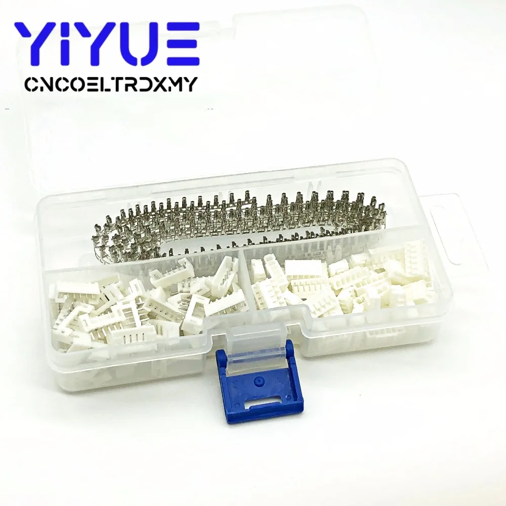 400 шт./50 комплектов PH2.0 6pin 2,0 мм Шаг Terminal Kit/Корпус/штыревой разъем JST разъем разъемы проводов адаптера переменного тока комплекты ph