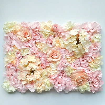 A yellow pink 40x60 см Шелковый цветок розы Шампанское искусственный цветок для свадебного украшения цветок стены романтическая свадьба Рождество Декорация - Цвет: A yellow pink