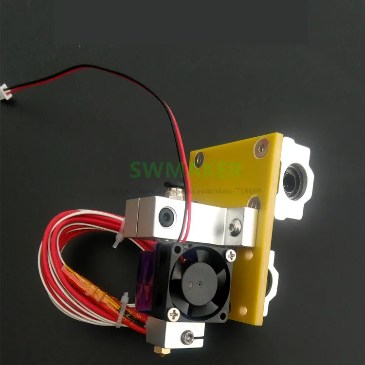 Reprap Prusa i3 3D части принтера оси X металла каретка экструдера с V6 Боуден кормления hotend из алюминиевого сплава для MK8 exturder