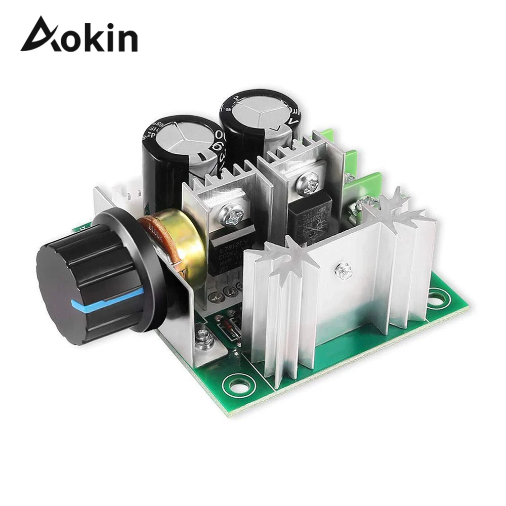 

12V-40V 10A 400W PWM DC Motor Speed Controller High Torque & Low Heat Radiation Frequency Controller with Knob-High Efficiency