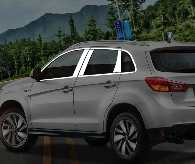 Для Mitsubishi ASX 2013 2018 Высококачественная Автомобильная оконная накладка из