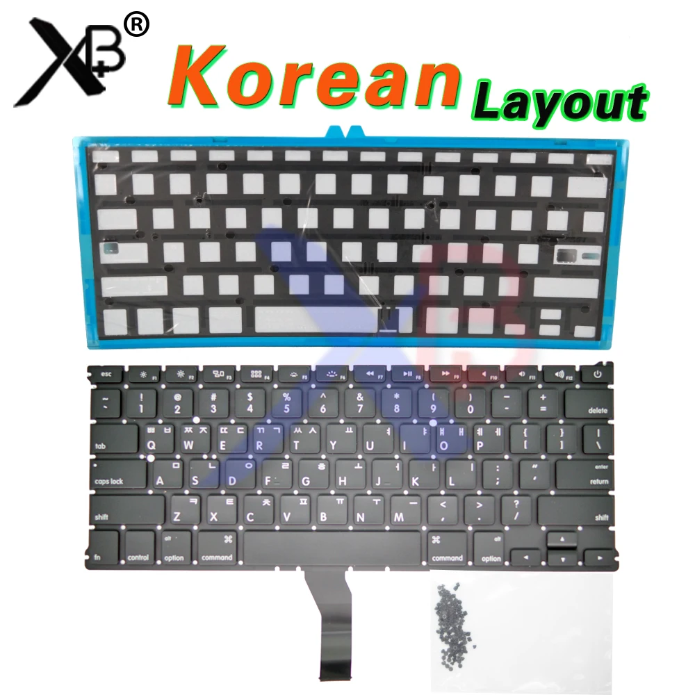 Корейская клавиатура для MacBook Air 13 3 &quotA1369 A1466 клавиатура/подсветка с подсветкой +