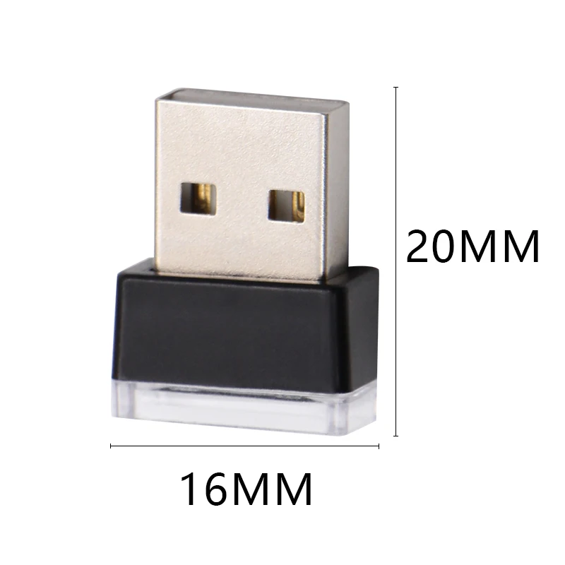 1 шт. автомобильные USB светодиодные атмосферные огни декоративная лампа
