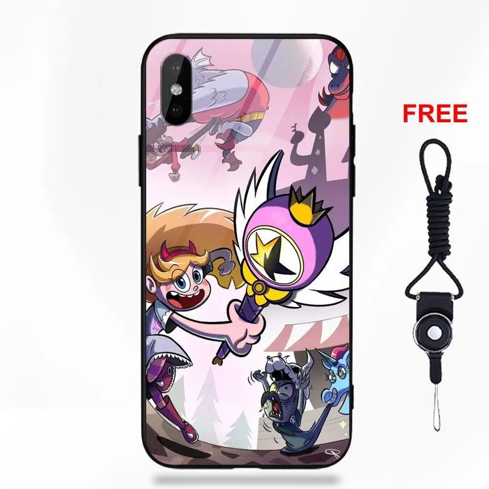 Vvcqod мультфильм звезда против сил зла для Apple iPhone 5 5C 5S SE 6 6S 7 8 Plus X XS Max XR | Мобильные