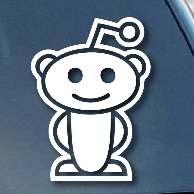 Наклейка на автомобиль Reddit Alien наклейка с изгибом Настенная ноутбук вырезанная