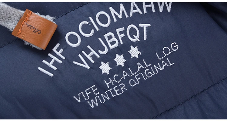 FGKKS Модная парка, мужская куртка, теплое пальто, Зимняя Повседневная парка средней длины, утолщенное пальто для мужчин, парка