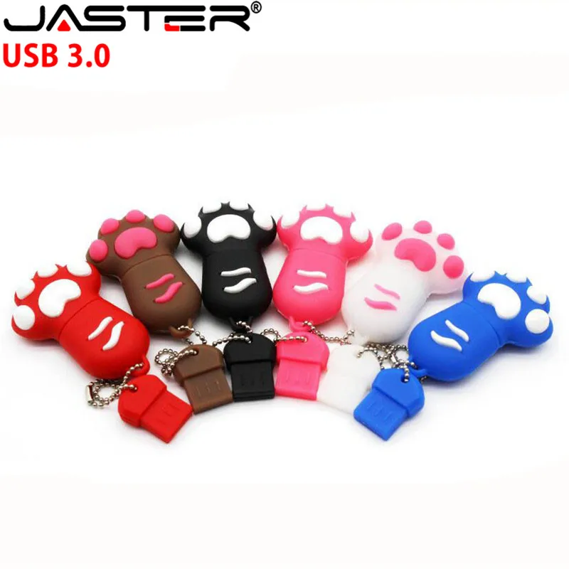 USB-флеш-накопитель JASTER в виде кошачьей лапы 64 ГБ 32 16 | Компьютеры и офис