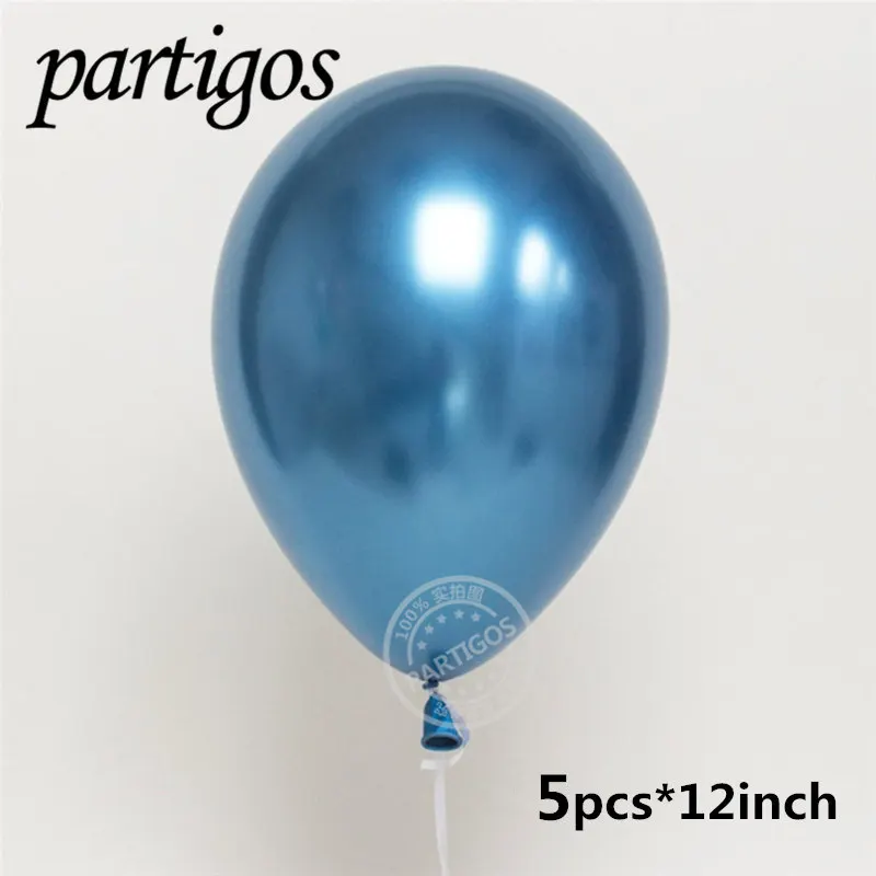 5pcs metal blue Вечерние воздушные шары космонавта, воздушные шары из фольги, воздушные шары с изображением Галактики, вечерние праздничные шары с гелием для мальчиков - Цвет: 5pcs metal blue