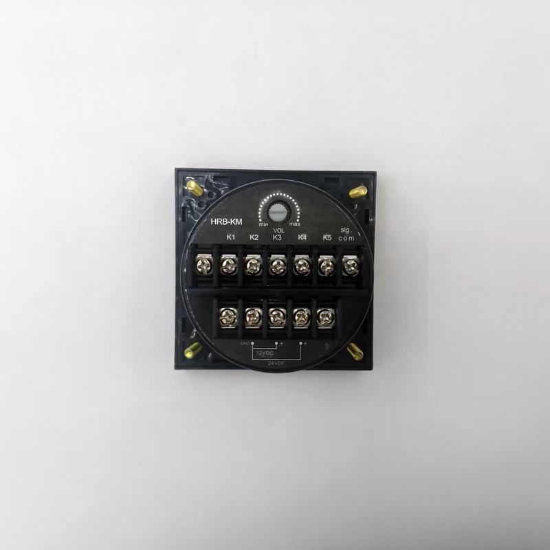 HRB KM Buzzer 12V 24V с 5 типами звука Регулируемый 0 100 Decibels AC110V 220V|Световые индикаторы| |