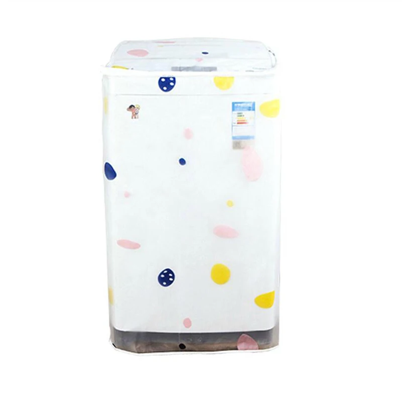 

Waterproof Washing Machine Cover Zippered Top Sunscreen Home Automatic Impeller Roller Dust Cover Drum Accessories 57*57*87cm
