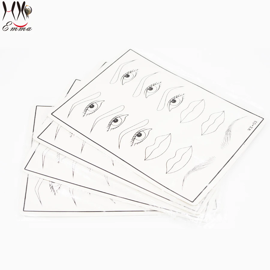 Отличный набор для перманентного макияжа бровей губ тату практики обучения коже