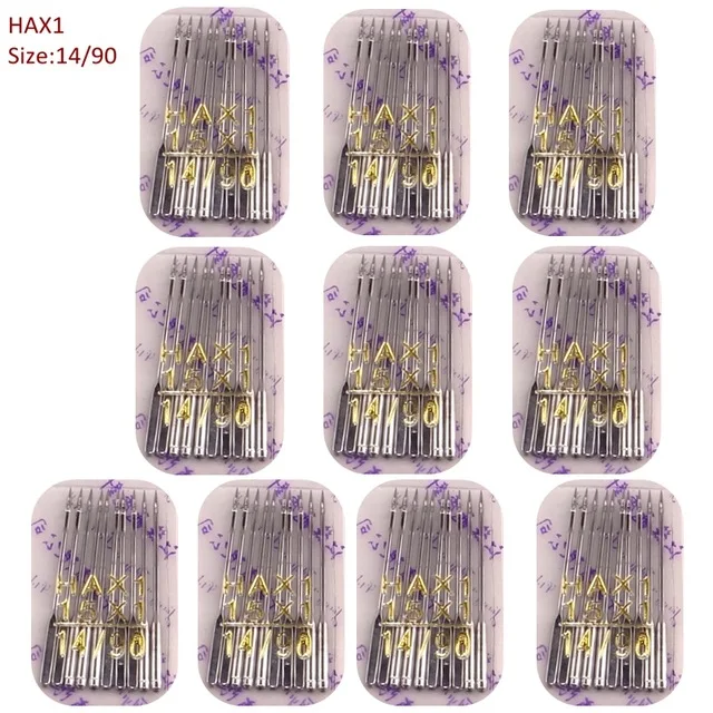 Швейные иглы HAX1 размер 14/90 100 шт. швейные для бытовой/домашней машины Brother Singer Bernina