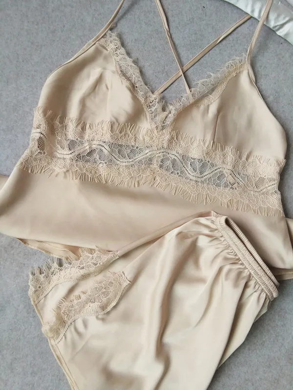 2016 Бесплатная доставка пикантные пижамный комплект Для женщин сна установить