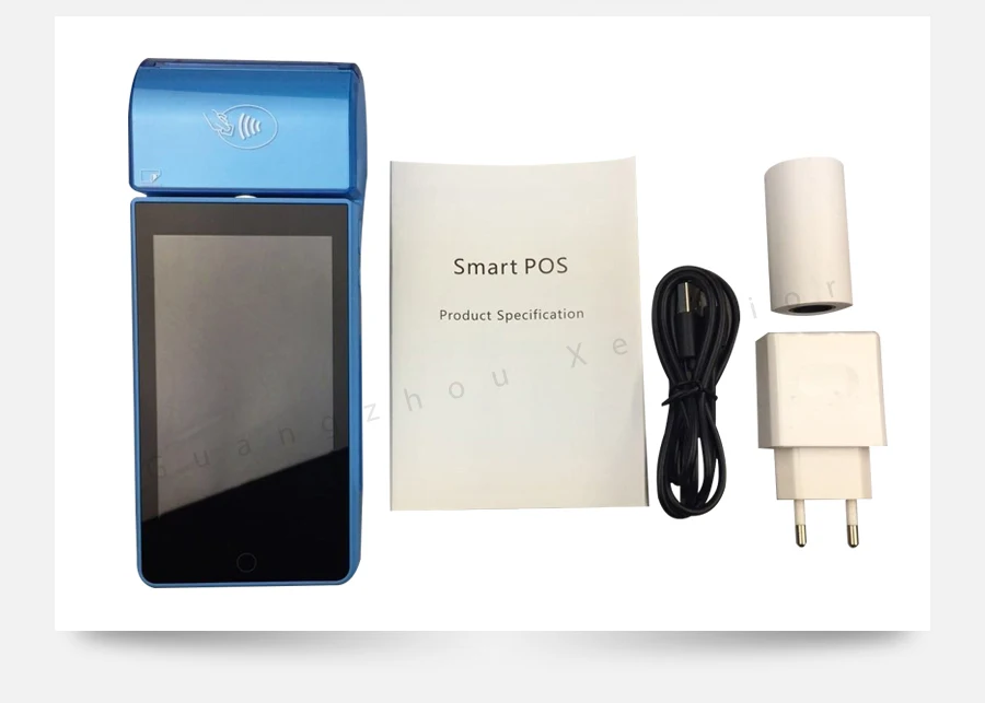 Портативный pos-терминал EMV PCI Сертифицированный мобильный платеж Android машина с NFC считыватель кредитных карт 58 мм Термопринтер