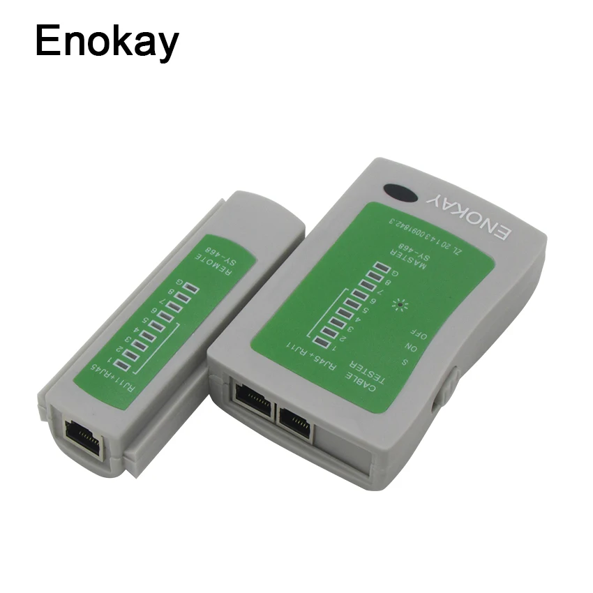 Профессиональный RJ45 RJ11Cat5 Cat6 LAN Кабельный тестер Ручной сетевой кабель провода