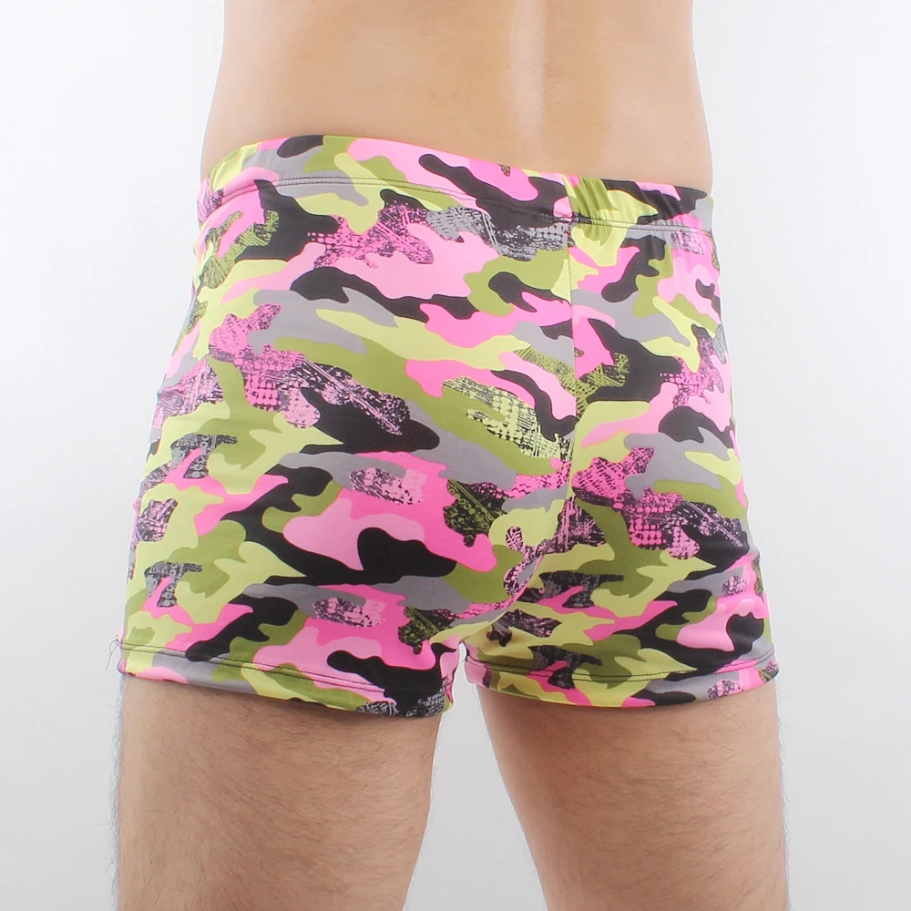 Камуфляжный мужской купальник с повторяющимся принтом 2018 большой Пляжный