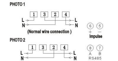5(65) 220 в 230 В 50 Гц 60 Гц Напряжение тока DDS238-2 ZN/S однофазный din-рейку кВт-ч Ватт час счетчик энергии с RS485 MODBUS-RUT