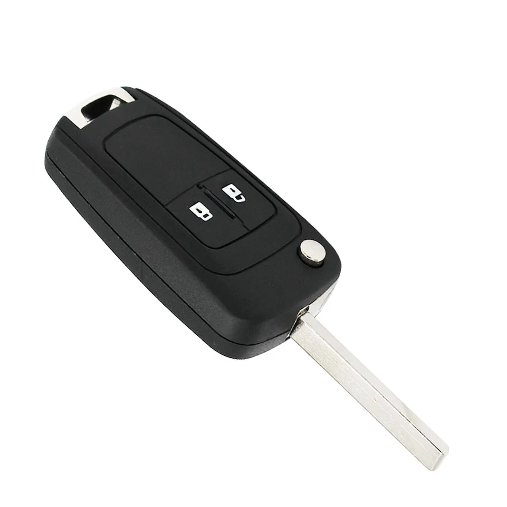 1 шт.) 2 кнопки Keyless-go Складной флип удаленный ключевой автомобиль Smart Key для Chevrolet 433 мГц ID46 46 чип HU100 режиссерский Балде(после Mark