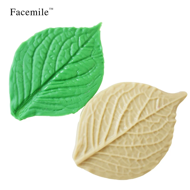 Facemile 5PCS/Set Bakeware Leaf Mold Shaped Silicone Cake Decoration Fondant Mould 53020 Gift | Дом и сад