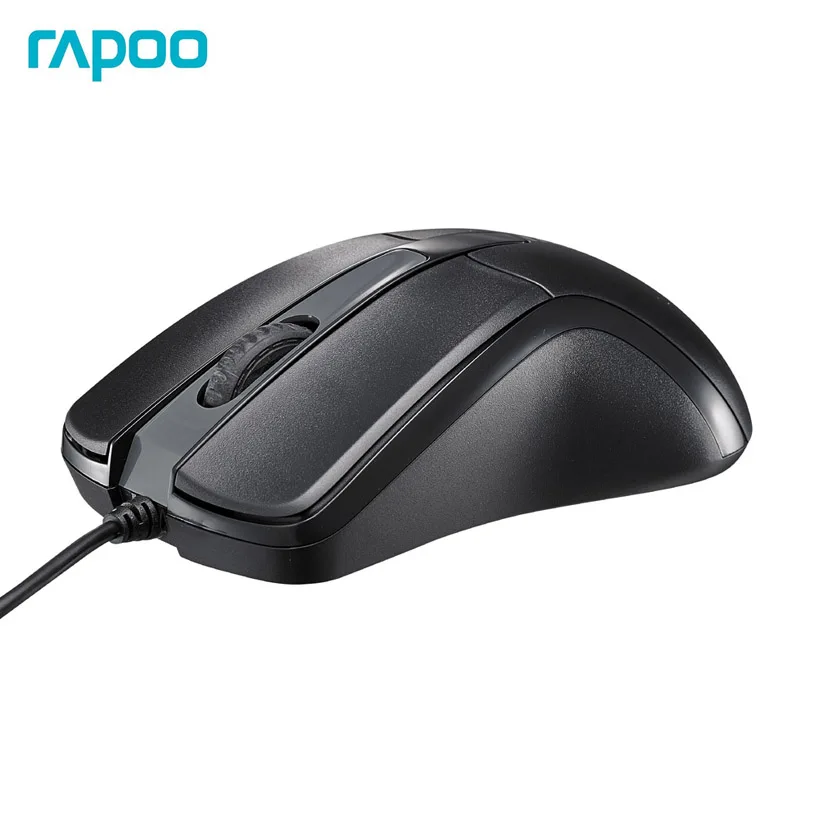 Проводная оптическая 3D мышь Rapoo нескользящая колесо прокрутки 1000DPI для Windows/Vista
