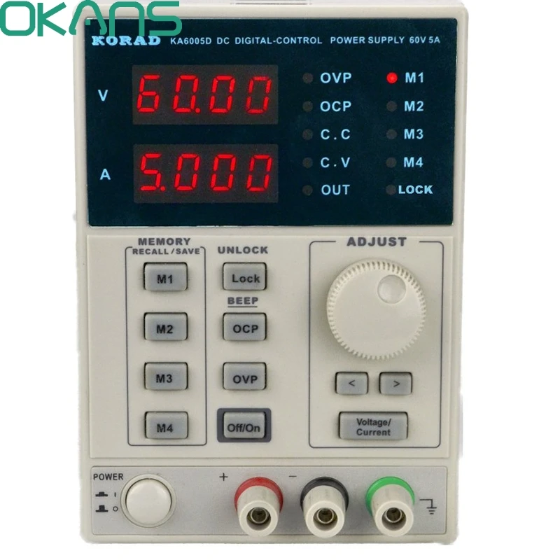 Источник стабилизированного напряжения KORAD KA6005D прецизионный Регулируемый