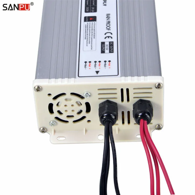 12 V 30A светодиодный Питание 350 Вт постоянное Напряжение переключатель режима LED Driver трансформатор 220 V AC Вход непромокаемая IP63 для Светодиодный s световые балки