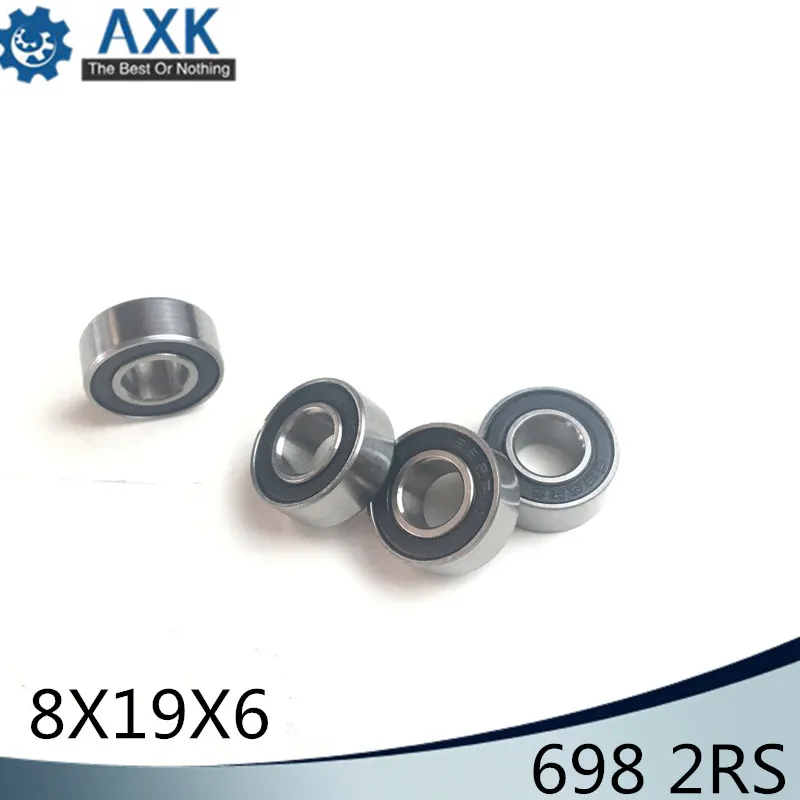 698 2RS шарикоподшипники 10 шт. 8x19x6 мм миниатюрные 698RS 619/8RS Z2V1 2RS|Валы| |