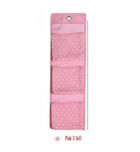 Pink3 Карманы из ткани Оксфорд для хранения носков нижнее белье игрушки обуви очки ключи почты двери висят на стене Организатор рейтинг шкафчик мешок - Цвет: Pink3