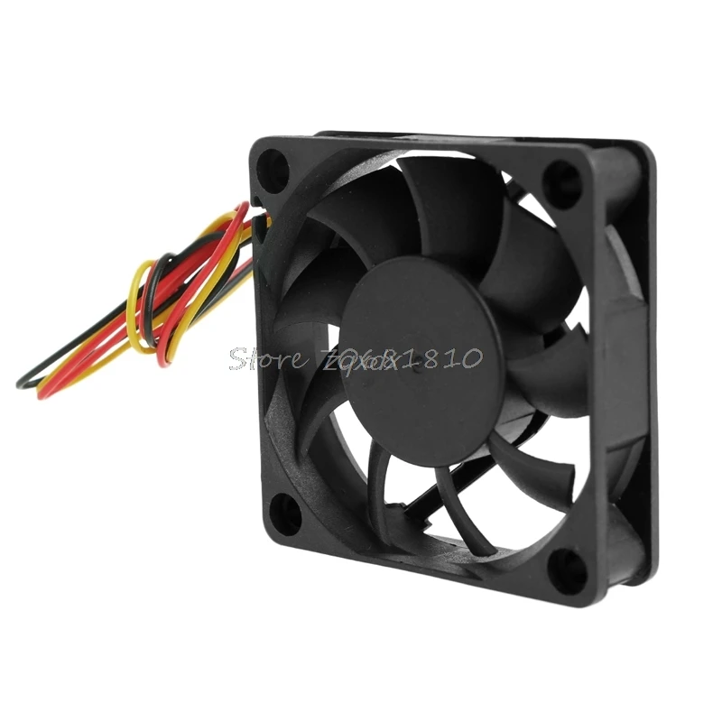 DC 12V 3-контактный 60x60x15 мм PC компьютер CPU система рукав-подшипник вентилятор