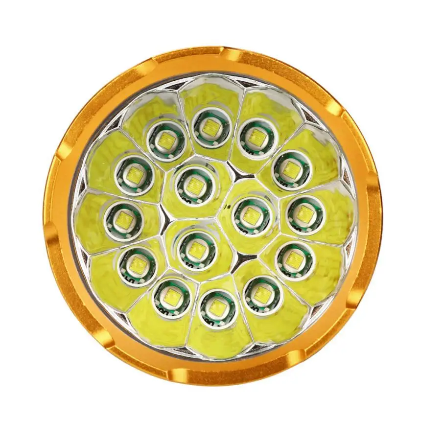 Supwildfire 50000LM 15 x XM-L T6 светодиодный цифровой дисплей для охоты Flashligt супер яркий свет