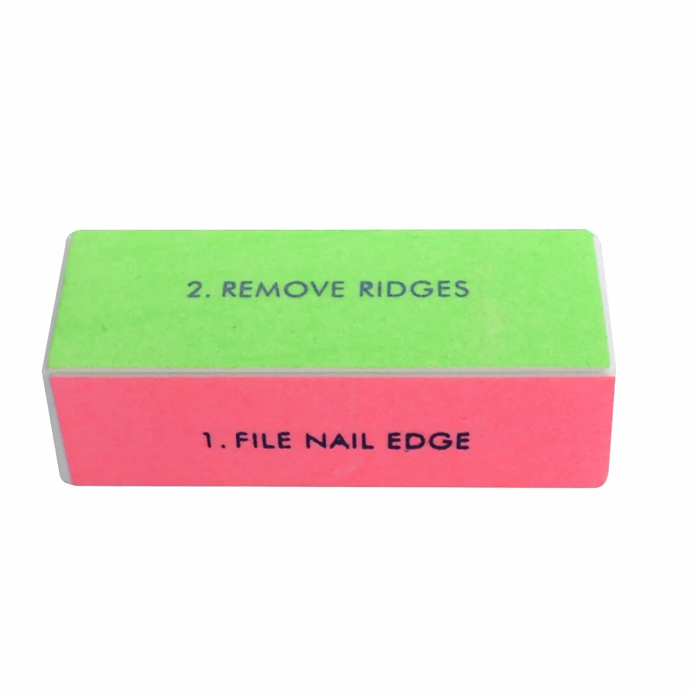 

10PCS X 4-WAY Nail Art Polish Gel Buffing Sanding Files Buffer Block Remove Smooth Shine Buffer Tools