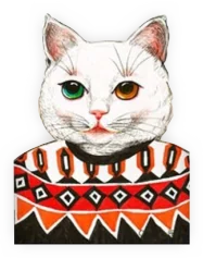 1 шт. одежда кошка значки на одежду акриловые значки значок кошки формы украшения значки на рюкзак значок - Цвет: 0136