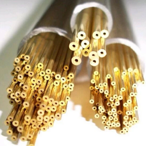 

OD10mm 1mm thick copper capillary straight tube brass pipe DIY material Hardware All Sizes in stock