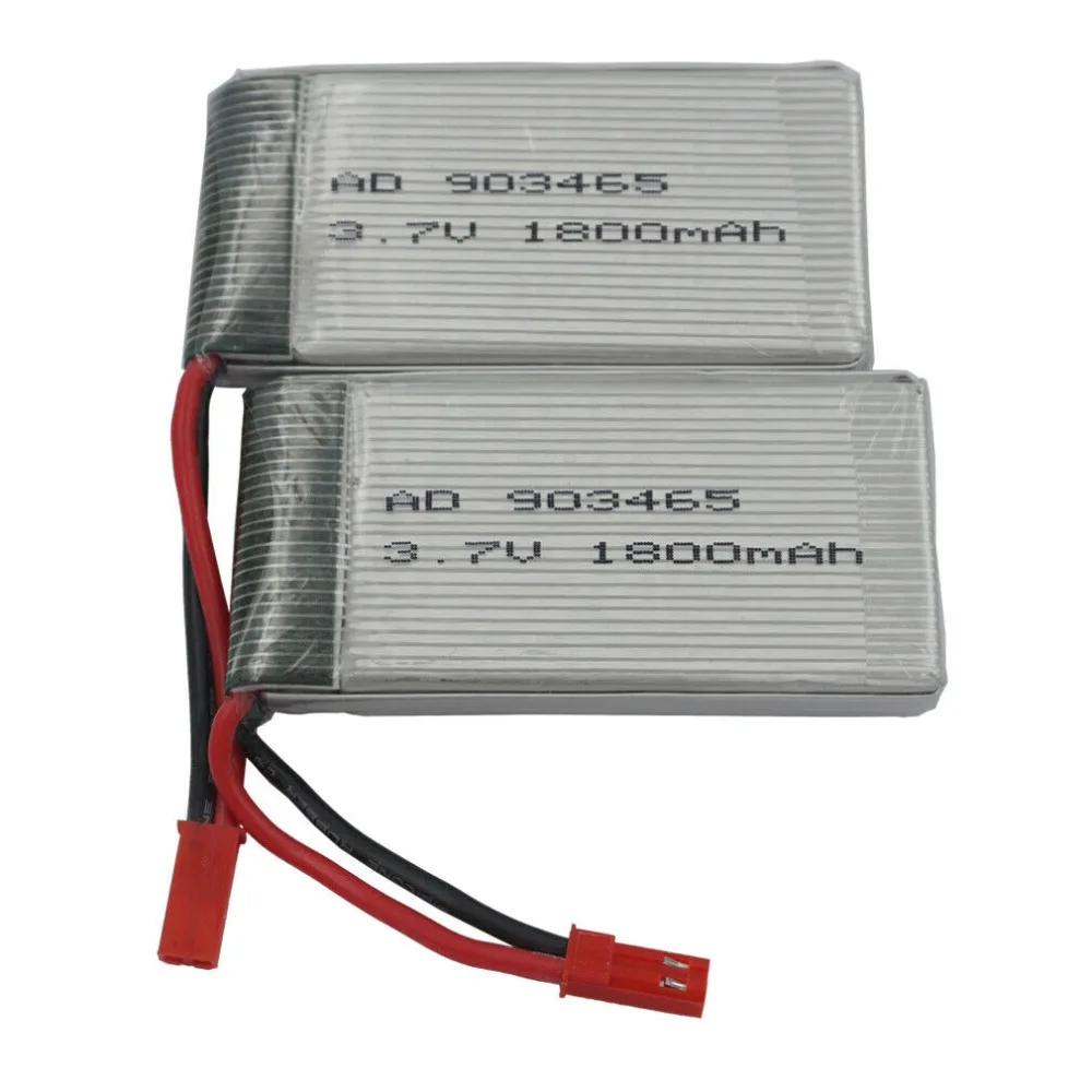 903465 25C 3 7 V 1800mAh аккумуляторная батарея для JJRC A6 модель квадрокоптера RC Дрон YX693 1 YX709
