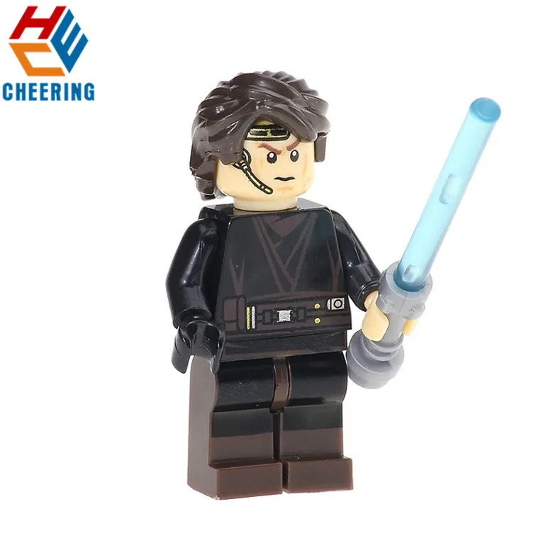 333 Without Box Одиночная строительных блоков космический The Force Awakens Chewbacca Kylo Ren Han Solo подарок фигурки Кирпичи игрушки для детей X0104 - Цвет: 333 Without Box
