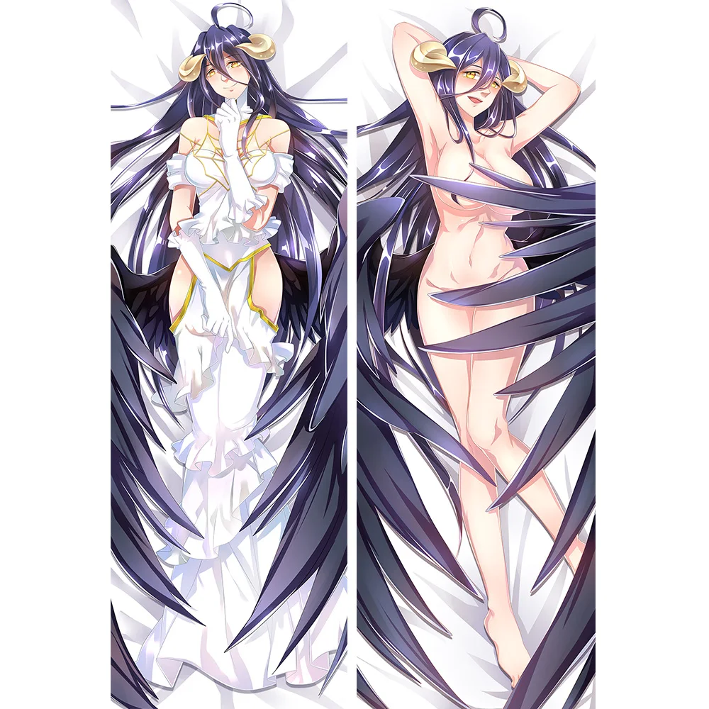 Аниме JK Overlord Albedo Dakimakura Чехол для подушки для тела сексуальный 18R для девочек, для сна, обнимающий чехол для подушки, домашний декор для кровати