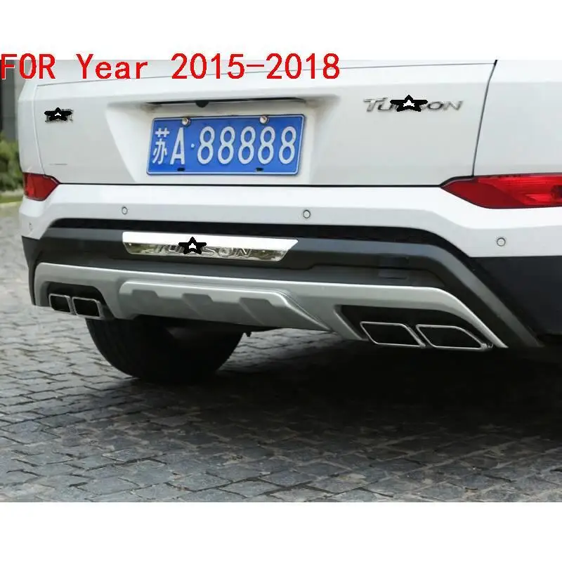 Стайлинг авто аксессуар внешний автомобильный тюнинг передняя губа Автомобильный задний диффузор бамперы 15 16 17 18 для hyundai Tucson - Цвет: Number 9