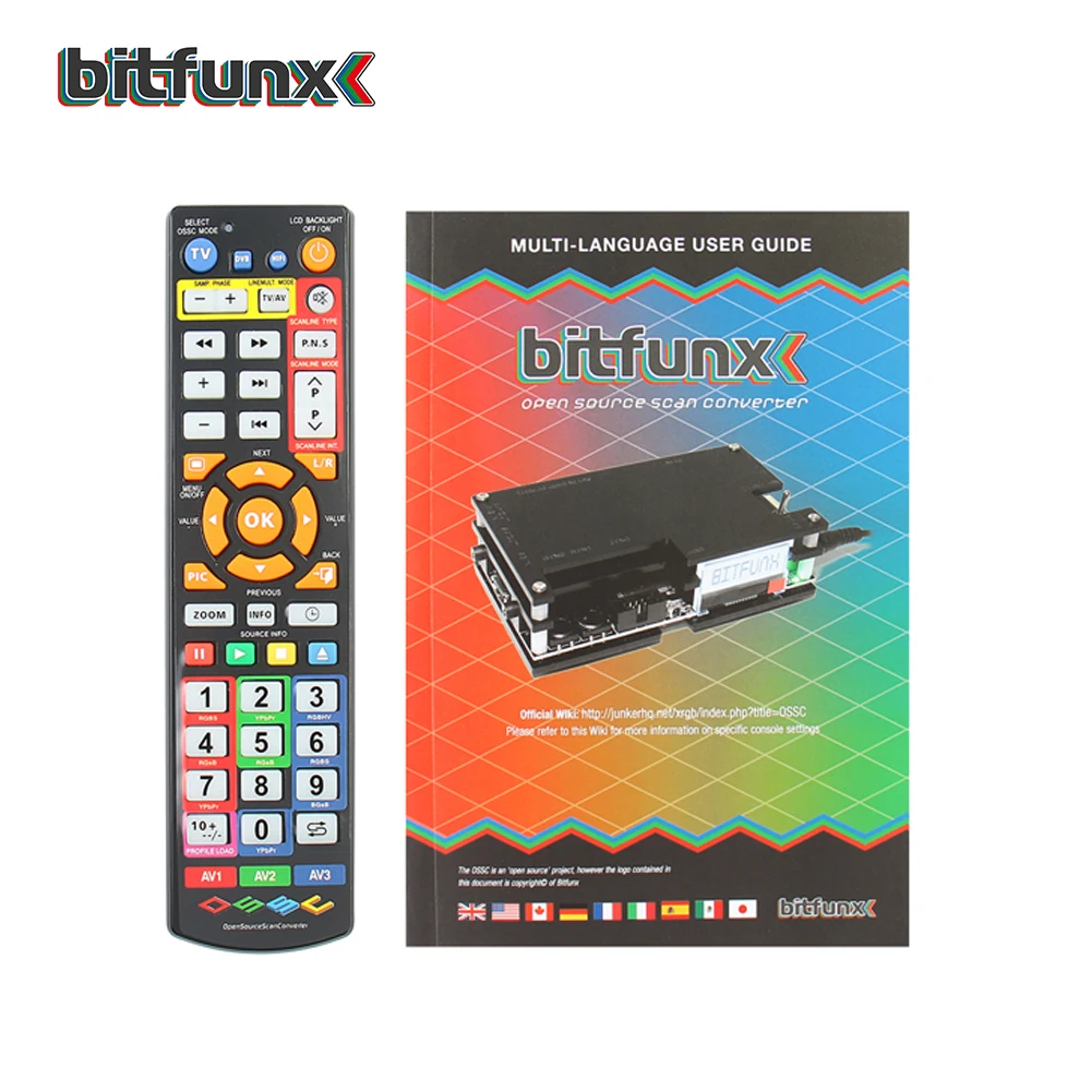 Bitfunx OSSC HDMI конвертер для большинства Ретро игровой консоли nintendo 64 NES wii Dreamcast Saturn PS